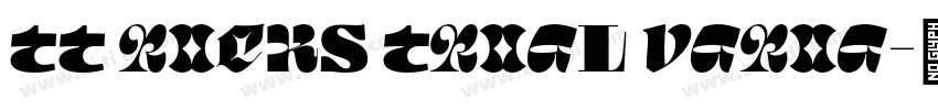 TT Ricks Trial Varia字体转换
